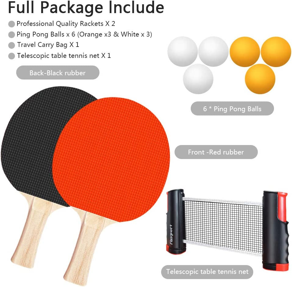 Portable Table Tennis Set