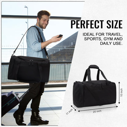 Multi-Pocket Sports/Gym Duffel Bag