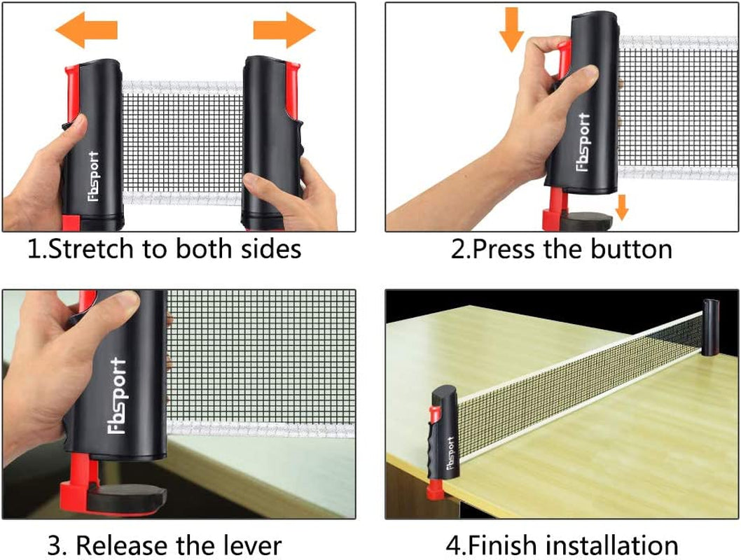 Portable Table Tennis Set