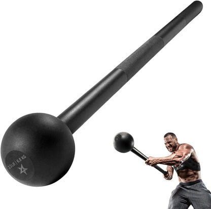 Full Body Steel Mace Bell, Stretching 5, 7, 10, 15, 20, 25, 30 LB for both woman and man