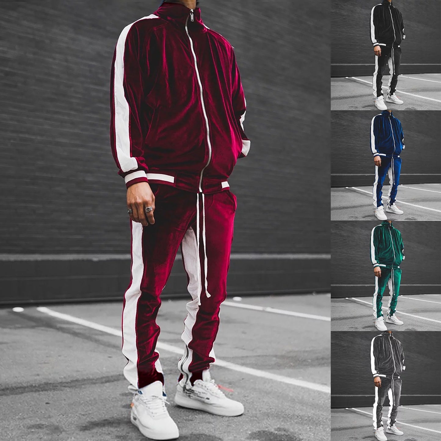 Men's Velour Tracksuit 
