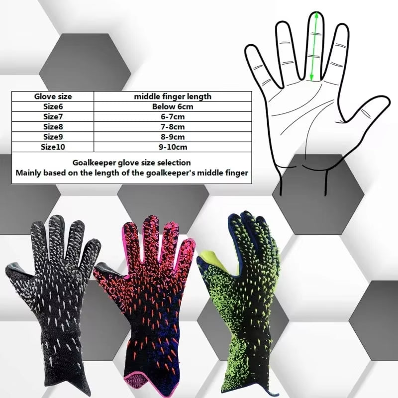 Goalkeeper Gloves Kids Football, Latex Protection