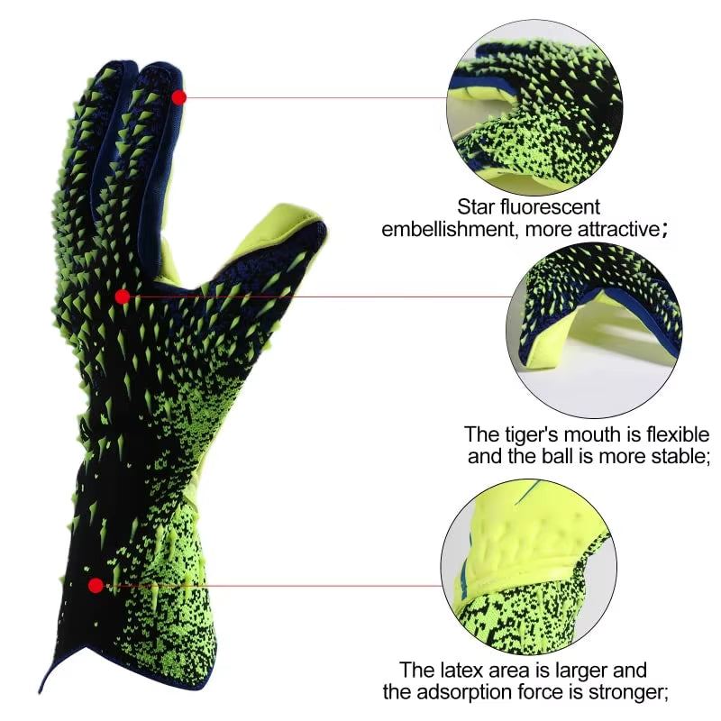 Goalkeeper Gloves Kids Football, Latex Protection