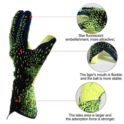 Goalkeeper Gloves Kids Football, Latex Protection