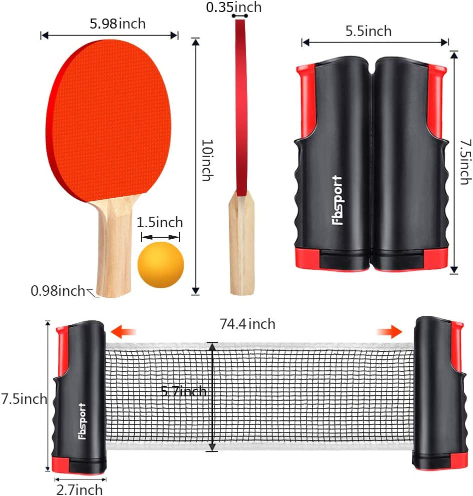 Portable Table Tennis Set